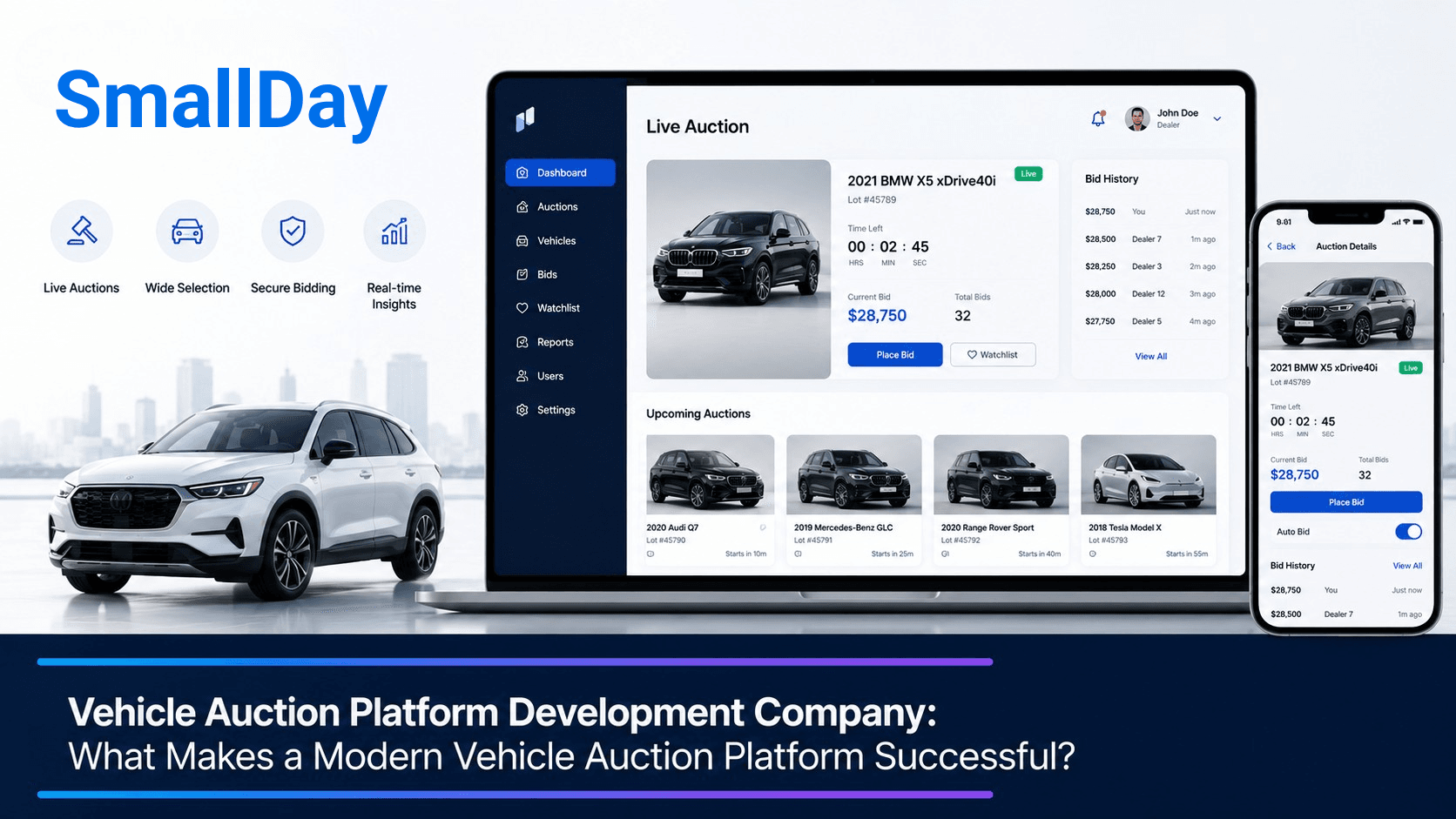 Vehicle Auction Platform Development Company: What Makes a Modern Vehicle Auction Platform Successful?
